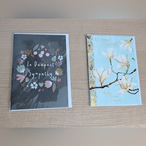Set of 2 Sympathy Cards & Envelopes